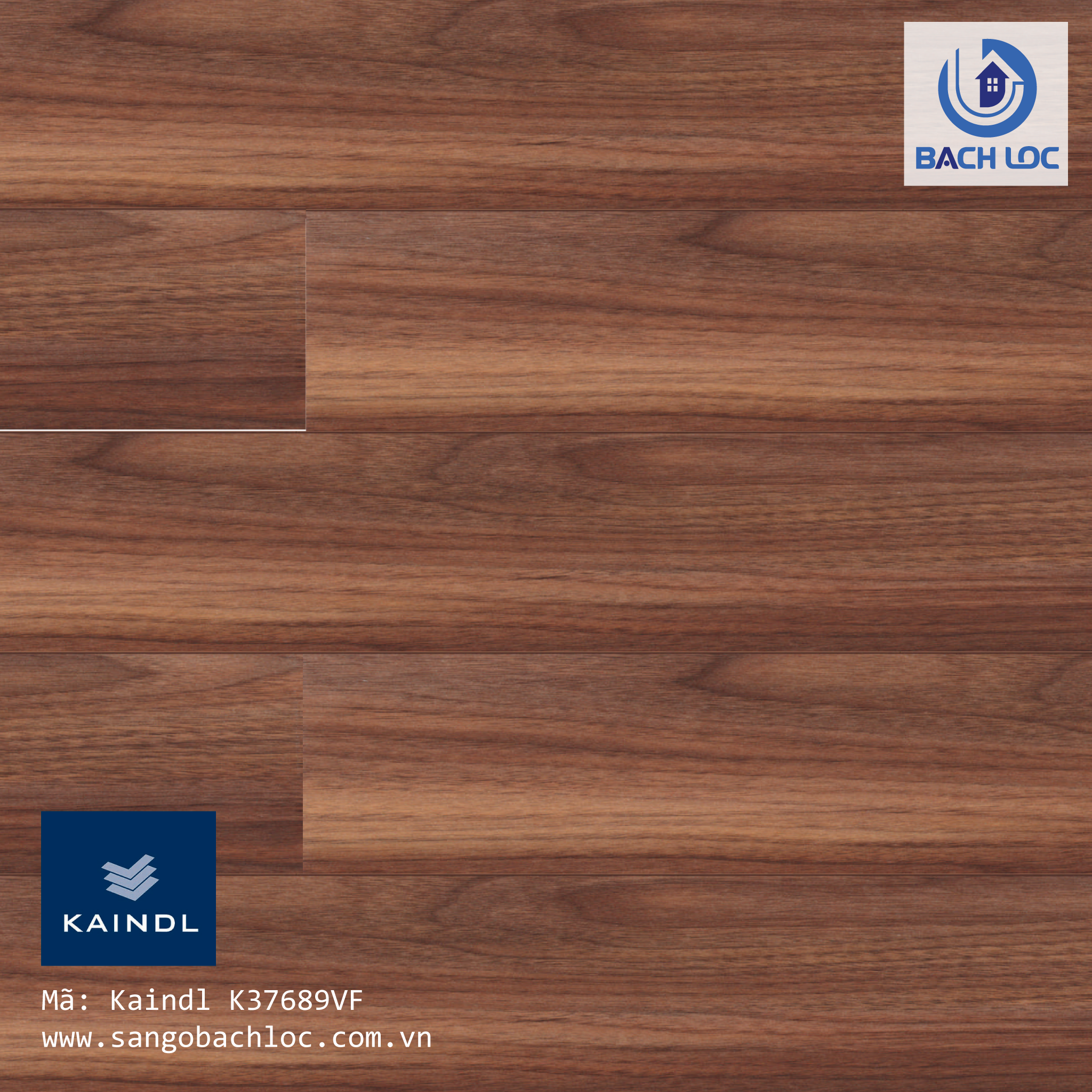 àn gỗ công nghiệp Kaindl 37689 SN nổi bật với tông màu trầm, vân gỗ đẹp tự nhiên